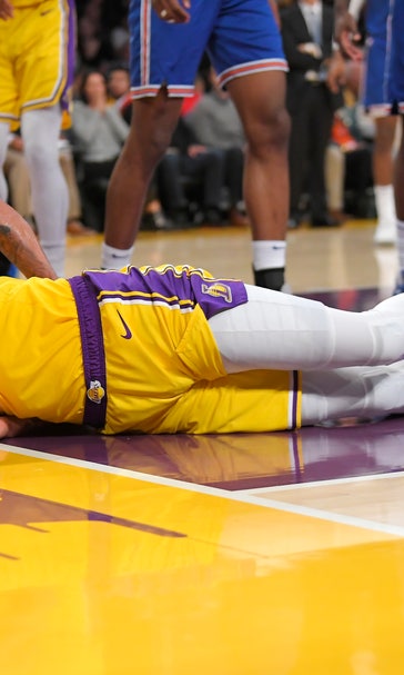 Lakers' Anthony Davis to travel after negative MRI from fall